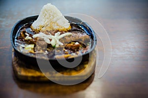 Sizzling White Rice