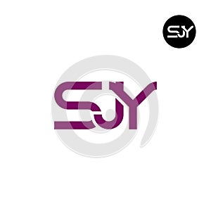 SJY Logo Letter Monogram Design
