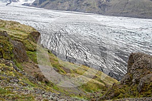 Skaftafell glacier, Vatnajokull national park, Iceland