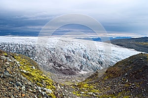 Skaftafell glacier, Vatnajokull national park, Iceland