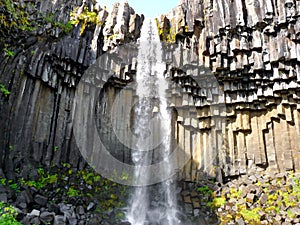 Skaftafell iceland waterfall photo