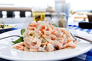 Skagen Swedish shrimp salad