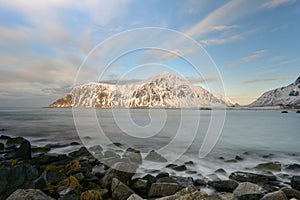 Skagsanden Beach, Lofoten Islands, Norway