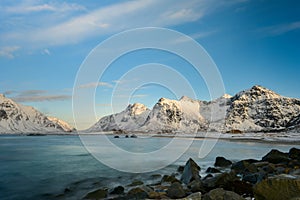 Skagsanden Beach, Lofoten Islands, Norway