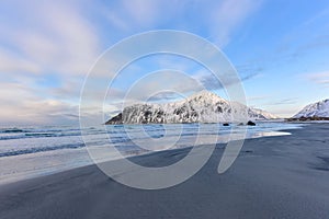 Skagsanden Beach, Lofoten Islands, Norway