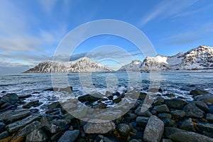 Skagsanden Beach, Lofoten Islands, Norway