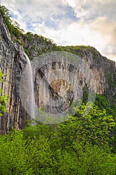 Skaklya waterfall in Balkan Mountains, Bulgaria