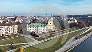 Skalka church and monastery in Krakow, Poland