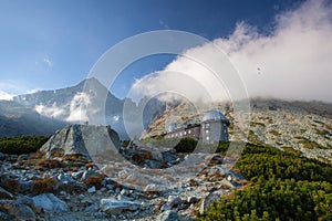 Skalnate pleso, Tatras mountains, Slovakia.