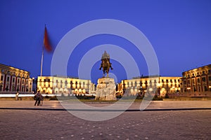 Skanderbeg Square, Tirana, Albania photo