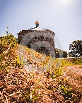 Skansen kronan surrounded with colorful leaves