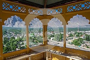 Skardu City View from a Balcony