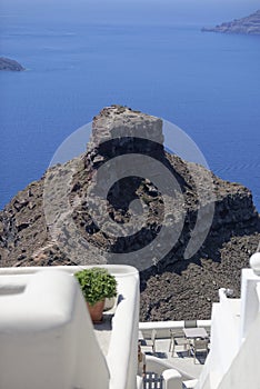 Skaros Rock on Santorini