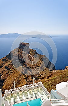 Skaros on santorini