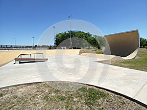 Skate Park at city Frisco TX America