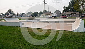 Skate park in Marysville, California