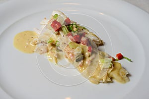 Skate Wing with Tuna Mayonnaise