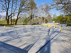 Skateboard and BMX park is closed to keep people from gathering during covid-19