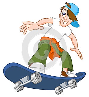 Skateboard boy