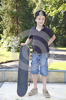 Skateboard boy