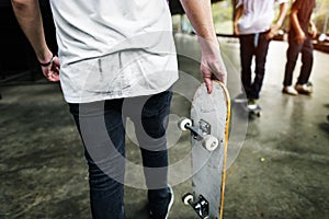 Skateboard Extreme Sport Skater Park Recreational Activity Concept