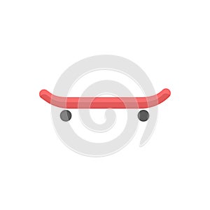 skateboard icon. game concept, hobby, style, sport, etc. flat vector