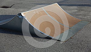 a skateboard jump or obstacle