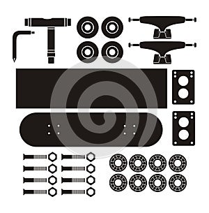 Skateboard kits - silhouette