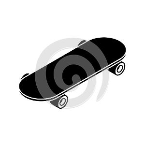 Skateboard sign icon. skateboarding symbol. Vector illustration