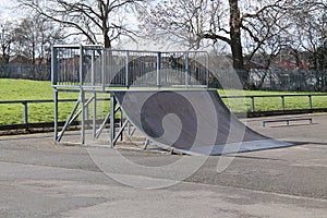 Skateboard Stunt Ramp.