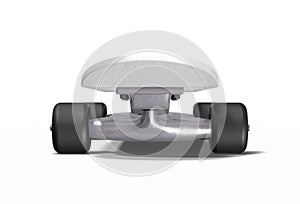 Skateboard on a white background. 3d rendering