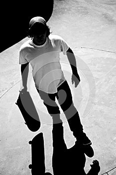 Skateboarder Dude Silhouette