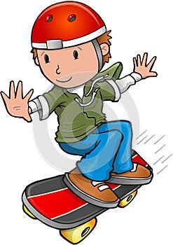 Skateboarder Vector
