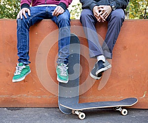 Skateboarders