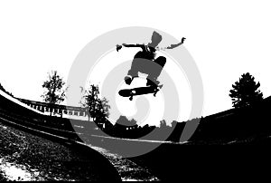 Skateboarding