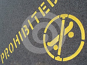 Skateboarding prohibited