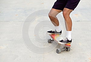 Skateboarding on road surface with dirt and sand. Can cause an accident to slip and fall