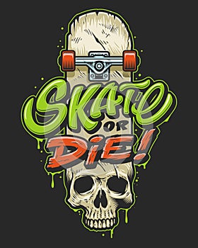 Skateborading tees print