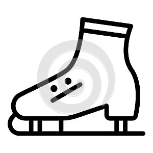 Skates icon, outline style
