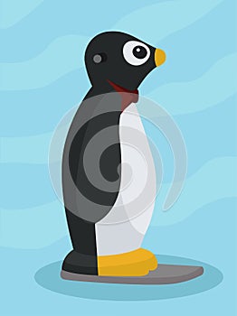 skating helper penguin. Child skates training aid