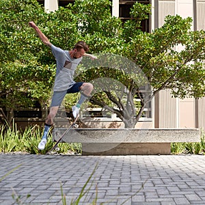 Skating is more than a hobby. skateboarders in the city.