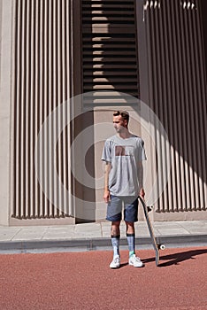 Skating is more than a hobby. skateboarders in the city.