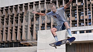 Skating is more than a hobby. skateboarders in the city.