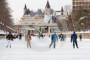 Skating on the Rideau Canal Skateway in the midst of a pandemic