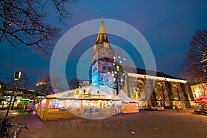 Skating rink in centre of town