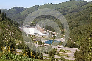 Skating rink Medeo in Almaty