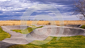 A skating rink in the wild