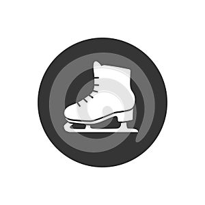 Skating shoes white icon From Fitness, Health and activity icons, sports icons