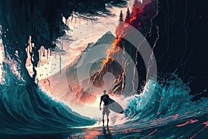 Skating in the Snow Mountain