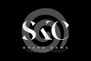 SKC abstract letter logo design